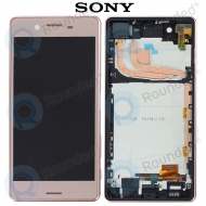 Sony Xperia X Performance (F8131, F8132) Display unit complete rose 1302-3696 1302-3696