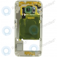Samsung Galaxy S6 Edge (SM-G925) Middle cover green GH96-08846E GH96-08595E GH96-08376E GH96-08376E