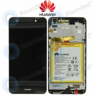 Huawei Y6 II 2016 (Honor 5A) Display unit complete black 02350XME