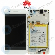 Huawei Y6 II 2016 (Honor 5A) Display unit complete white 02350VRS