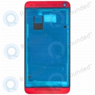HTC One (M7) Front cover red
