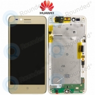 Huawei Y3 II 2016 3G (LUA-U22) Display module frontcover+lcd+digitizer gold 97070NNW