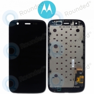 Motorola Moto G (XT1032) Display module frontcover+lcd+digitizer black 01017707007
