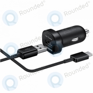 Samsung Mini fast car charger EP-LN930C 18W 2A + microUSB type-C data cable black EP-LN930CBEGWW EP-LN930CBEGWW