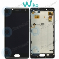 Wiko U Feel 4G (P6605) Display module frontcover+lcd+digitizer black-grey M121-W54080-000 M121-W54080-000
