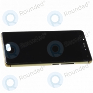 Wiko U Feel 4G (P6605) Display module frontcover+lcd+digitizer black-lime M121-W54120-000