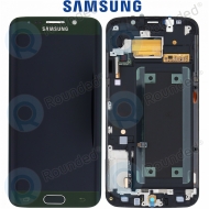Samsung Galaxy S6 Edge (SM-G925F) Display unit complete green GH97-17162E GH97-17162E