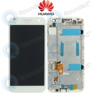 Huawei Ascend G7 Display module frontcover+lcd+digitizer white