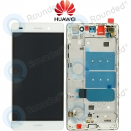 Huawei P8 Lite Display unit complete white 02350KCD