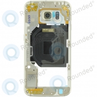 Samsung Galaxy S6 (SM-G920F) Middle cover gold GH96-08583C