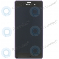 Sony Xperia Z3 (D6603, D6643, D6653) Display unit complete purple 1294-1569 1294-1569 image-1