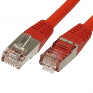 FTP CAT6 network cable 1 meter Type: S/FTP CAT6. Wires: AWG 27/7. Connector 1: RJ45 Male. Connector 2: RJ45 Male. Length: 1 meter. Color: Red. Halogen free: Yes.