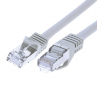 FTP CAT7 network cable 10 meter Type: S/FTP CAT7. Wires: AWG 26. Connector 1: RJ45 Male. Connector 2: RJ45 Male. Length: 10 meter. Color: Grey. Halogen free: Yes.