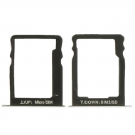 Huawei GR3 Sim tray + MicroSD tray white Incl. microSD tray.