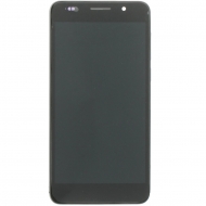 Huawei Honor 6 Display unit complete black The display screen contain a front, lcd and touch unit. Original service pack.   image-1