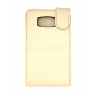 HTC HD2 Leather Case White