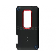 HTC EVO 3D Battery Cover Black Red