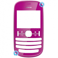 Nokia 200 Asha Front Cover Pink spare part EC012023