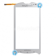 Sony Ericsson MK16i Xperia Pro display touchscreen, aanraakscherm zilver onderdeel 115DS 1246-84433