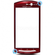 Sony Ericsson MT11i Xperia Neo V front cover, frame voorkant rood onderdeel 1239-7152