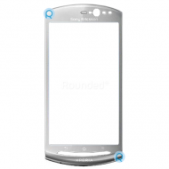 Sony Ericsson MT11i Xperia Neo V front cover, front frame silver spare part 1239-7152