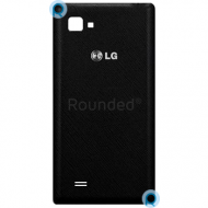 LG P880 Optimus 4X HD battery cover, battery housing black spare part BATC