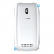 Nokia 610 Lumia battery cover, battery lid white spare part BATTC