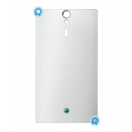 Sony LT26 Xperia S battery cover, battery housing white spare part BATC