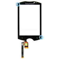 Sony Ericsson WT19i Live with Walkman display touchscreen, digitzer screen black spare part TOUCHSCR