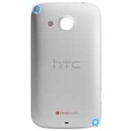 HTC Desire C battery cover, battery lid white spare part 74H02226-00M