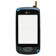LG P500 Optimus One front cover touchscreen, voorkant touchpanel blauw onderdeel FRONTCT