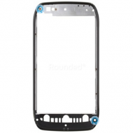 Nokia 710 Lumia front cover, frame voorkant zwart onderdeel FRONTC