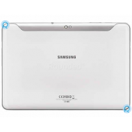 Samsung Galaxy Tab 10.1 P7500 battery cover, rear housing white spare part PC-GF20 #5