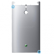 Sony LT22i Xperia P battery cover, battery housing silver spare part BATTC