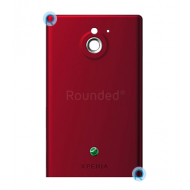 Sony MT27i Xperia Sola battery cover, batterijklep rood onderdeel 1256-9365