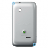 Sony Xperia Tipo Dual ST21i2 battery cover, battery door silver spare part BATTC