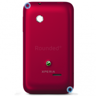 Sony Xperia Tipo ST21i battery cover, battery door red spare part BATTC