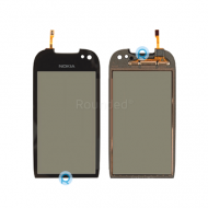Nokia 701 display touchscreen, digitizer touchpanel black spare part H8000_FPC