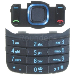 nokia 6600 slide keypad set latin black blue