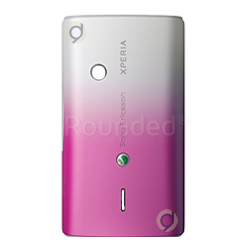 Sony Ericsson X8 Cover Battery White-Pink