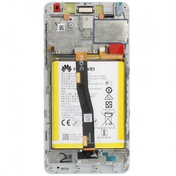 Huawei Honor 6X Display module frontcover+lcd+digitizer + battery silver gold 02351ADQ 02351ADQ image-2