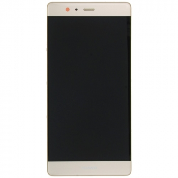 Huawei P9 Plus Display module frontcover+lcd+digitizer + battery gold 02350SUQ 02350SUQ image-1