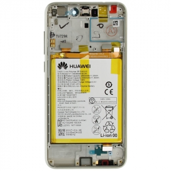 Huawei P8 Lite 2017 Display module frontcover+lcd+digitizer + battery gold 02351DNF 02351DNF image-2