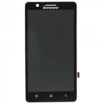 Lenovo A536 Display module frontcover+lcd+digitizer black Display digitizer, touchpanel incl. frontcover.  image-1