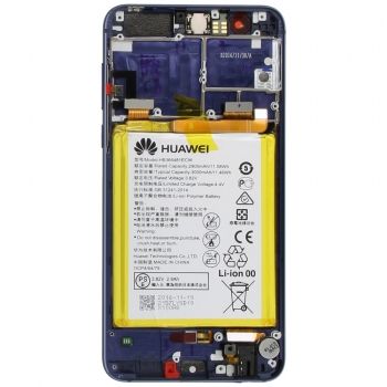 Huawei Honor 8 Display module frontcover+lcd+digitizer + battery blue 02350USN 02350USN image-2