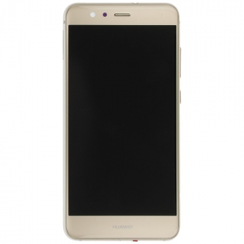 Huawei P10 Lite Display module frontcover+lcd+digitizer gold Display digitizer, touchpanel incl. frontcover.  image-1
