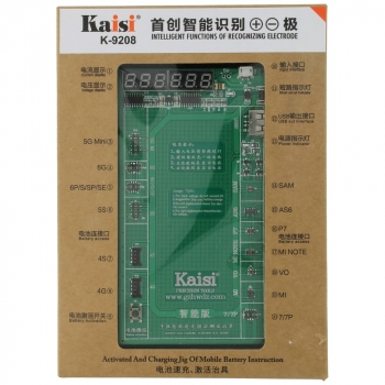 Kaisi K-9208 Professional battery activation charge board with micro USB cable for Apple, Samsung   image-2