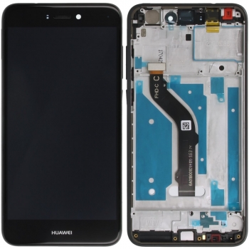 Huawei P8 Lite 2017 Display module frontcover+lcd+digitizer black Display digitizer, touchpanel incl. frontcover.