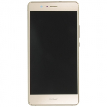 Huawei P9 Lite Display module frontcover+lcd+digitizer + battery gold 02350TMS 02350TMS image-1