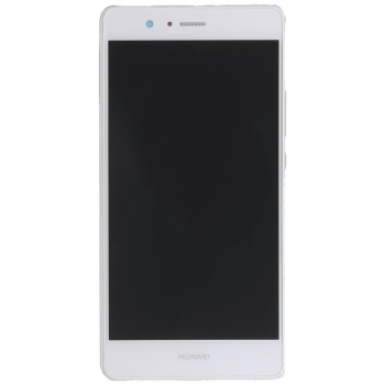 Huawei P9 Lite Display module frontcover+lcd+digitizer + battery white 02350SLF 02350SLF image-1